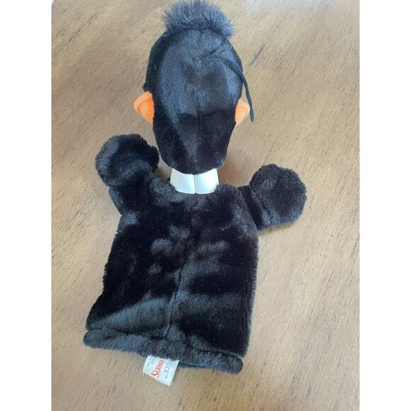 Vintage 1993‎ Warner Bros Looney Tunes DAFFY DUCK 11" Hand Puppet Mighty Star - Picture 4 of 5